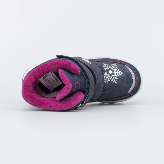 454854-42 Мембранные ботинки для девочки для девочки синий фото №4