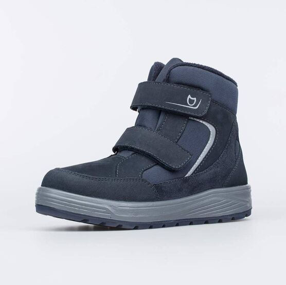 754049-43 Зимние ботинки подростковые для мальчики синий