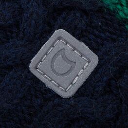 07711385-40 Зимняя шапка для мальчика на завязках для мальчики зеленый фото №3