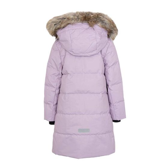 07858002-41 Зимнее пальто для девочки Сиреневый для девочки сиреневый фото №3