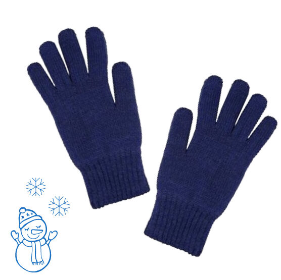 07721176-41 Теплые перчатки детские Синий для мальчики разноцветный