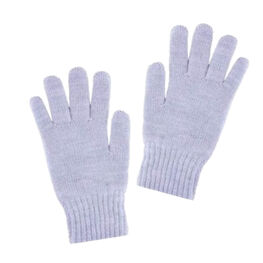 07721174-40 Перчатки для мальчиков однослойные светло-серые для мальчики разноцветный