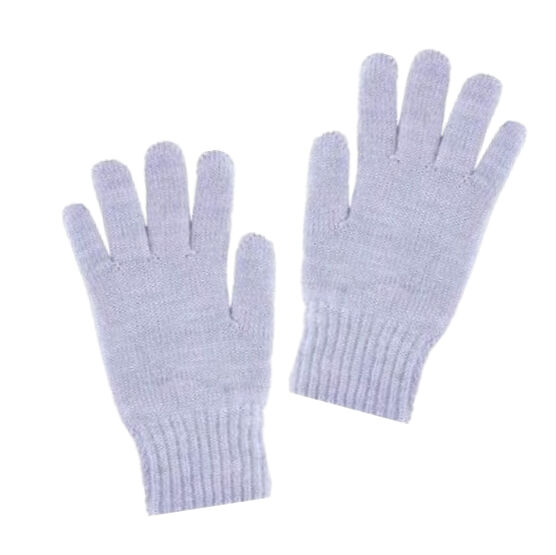 07721174-40 Перчатки для мальчиков однослойные светло-серые для мальчики разноцветный