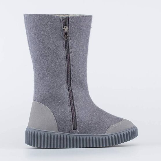 667039-42 Валенки три звезды для девочки серый фото №2