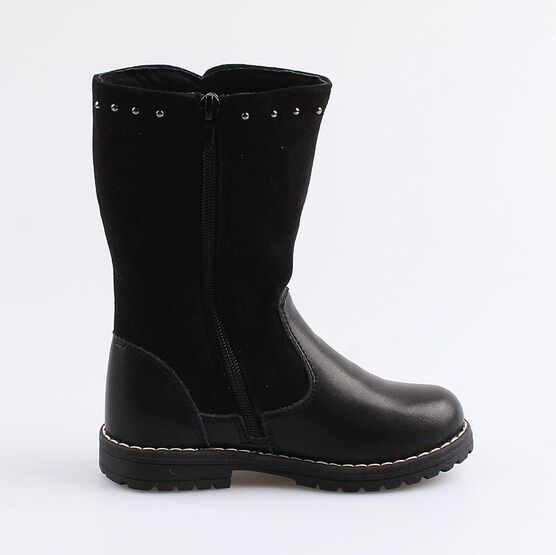 464042-32 Сапожки для девочки для девочки черный фото №2