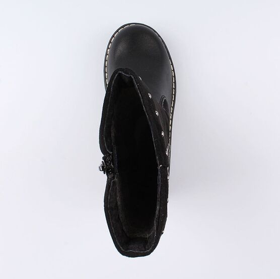 464042-32 Сапожки для девочки для девочки черный фото №4