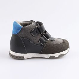 152240-33 Ботинки для мальчики серый фото №2