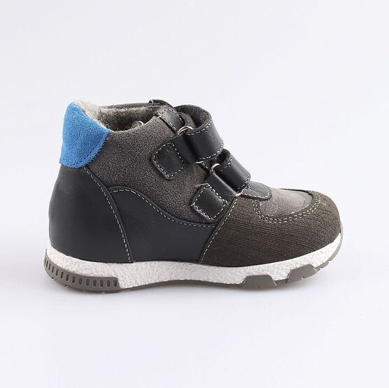 152240-33 Ботинки для мальчики серый фото №2