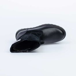 662143-31 Сапожки для девочки черный фото №4