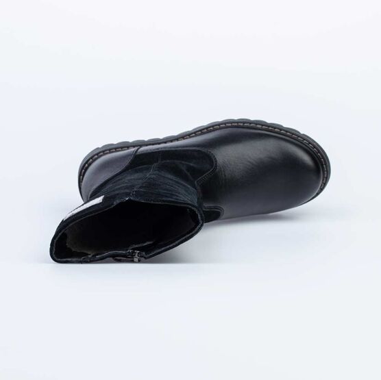 662143-31 Сапожки для девочки черный фото №4