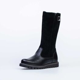 662143-31 Сапожки для девочки черный