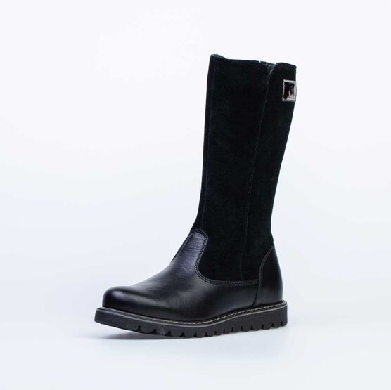 662143-31 Сапожки для девочки черный