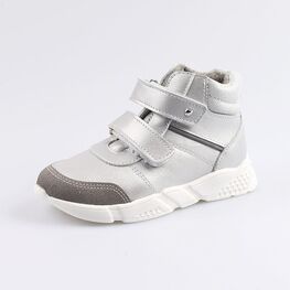 352244-31 Ботинки для девочки серебрист.