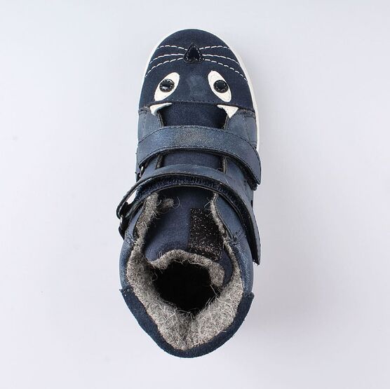 354029-34 Ботинки для девочки светло-синий фото №4