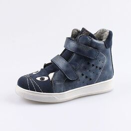 354029-34 Ботинки для девочки светло-синий