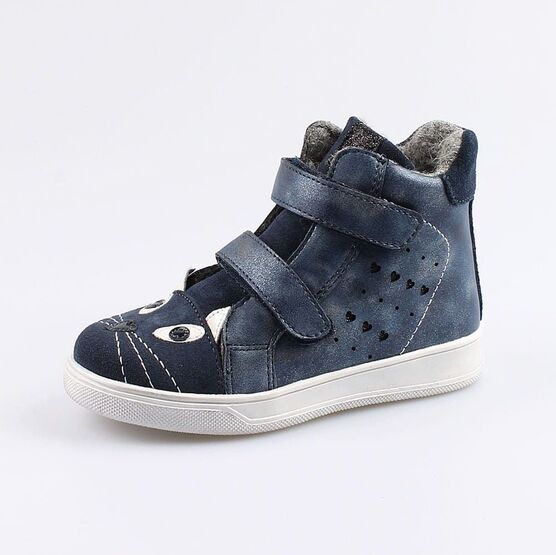 354029-34 Ботинки для девочки светло-синий