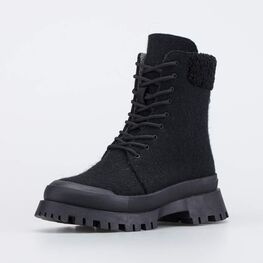 857012-42 Женские войлочные ботинки для девочки черный