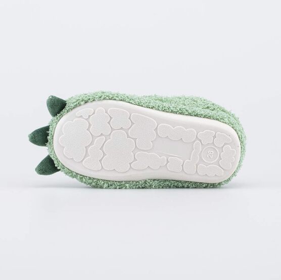 331329-11 Домашние тапочки для мальчика Дино для мальчики зеленый фото №3