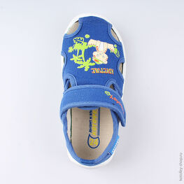 221047-12 Сандалии текстильные для мальчики светло-синий фото №4