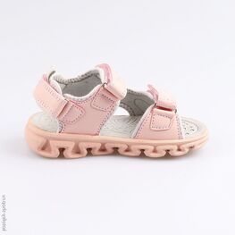 324017-12 Пляжная обувь для девочки роз-сер фото №2