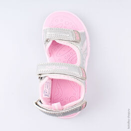 324017-11 Пляжная обувь для девочки срб-роз фото №4