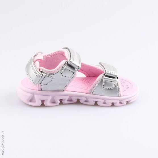 324017-11 Пляжная обувь для девочки срб-роз фото №2