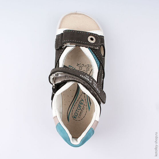322059-22 Сандалии для мальчики серый фото №4