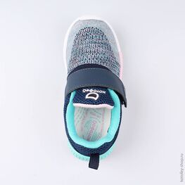 344213-71 Кроссовки на липучках для девочки бирюзовый фото №4