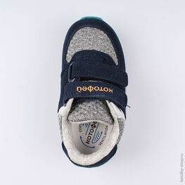 144103-72 Кроссовки для мальчики син-бир фото №4