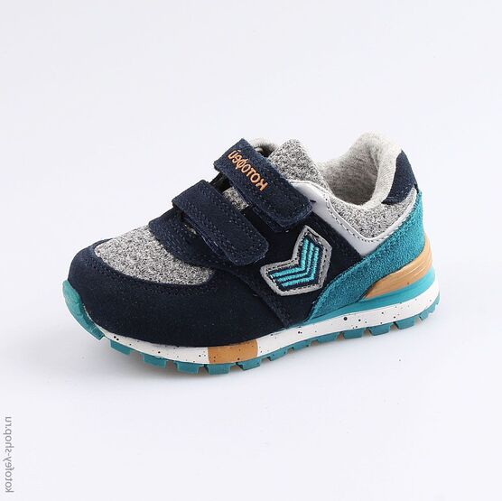 144103-72 Кроссовки для мальчики син-бир