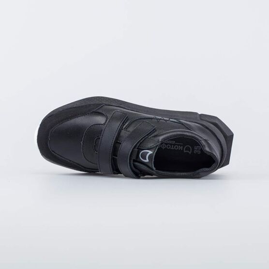 532284-21 Кожаные полуботинки для мальчика для мальчики черный фото №4