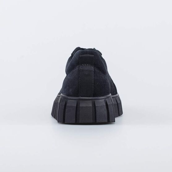 732361-21 Полуботинки из натурального велюра для девочки черный фото №5