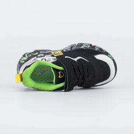 344440-72 Кроссовки для мальчика Компас для мальчики черный + серый фото №4