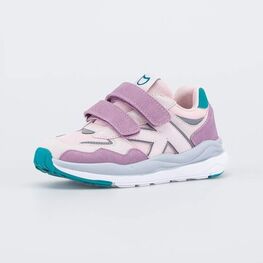 644411-72 Кроссовки на липучках для девочки разноцветный