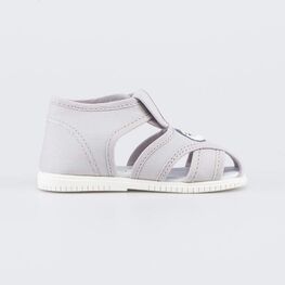 121077-71 Текстильная обувь для первых шагов Милашка для мальчики серый фото №2