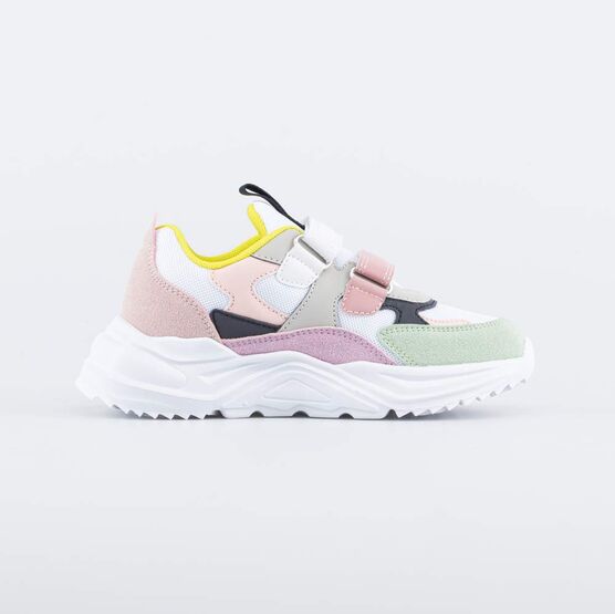644378-72 Детские кроссовки на липучках для девочки разноцветный фото №2