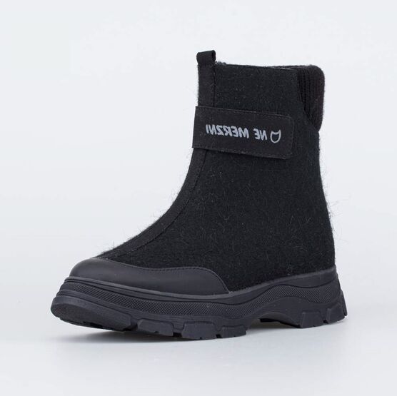 767051-42 Валенки на молнии для девочки-подростка для девочки черный