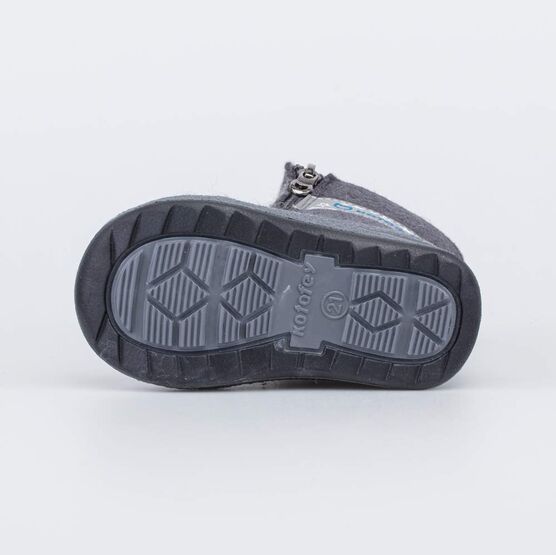 167061-43 Валенки на молнии для мальчика для мальчики темно-серый фото №3