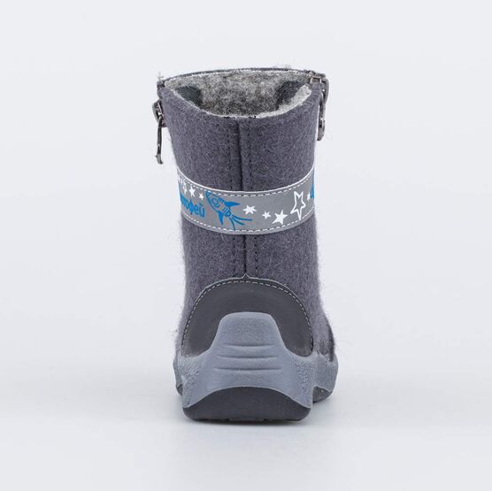 167061-43 Валенки на молнии для мальчика для мальчики темно-серый фото №5