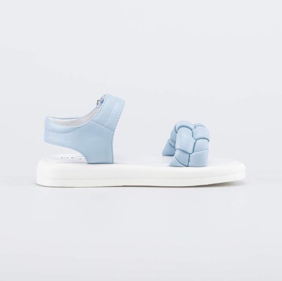523072-22 Босоножки для девочки для девочки голубой фото №2