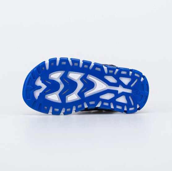 524105-21 Сандалии на липучках Мотогонщик для мальчики синий + голубой фото №3