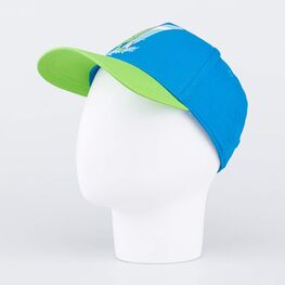 07711766-40 Кепка-бейсболка для мальчика Дино синий-зеленый для мальчики синий + зеленый