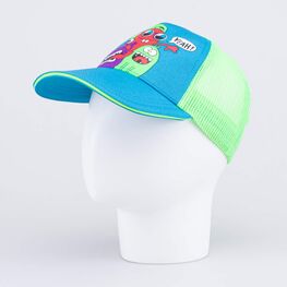 07711777-40 Кепка-бейсболка с сеткой для мальчики синий