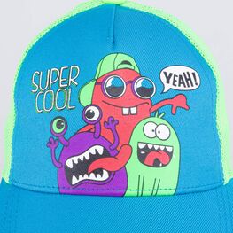 07711777-40 Кепка-бейсболка с сеткой для мальчики синий фото №3