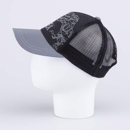 07711780-40 Кепка-бейсболка с сеткой для мальчика Динозавр для мальчики черный фото №2