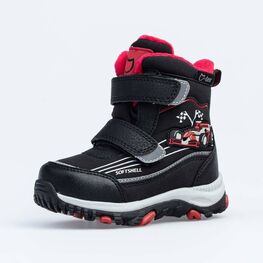 454836-41 Мембранные ботинки для мальчики черно-красный