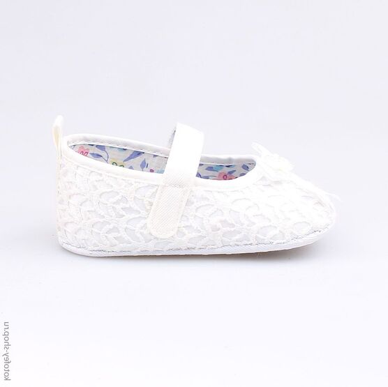 001045-11 Пинетки для девочки белый фото №2
