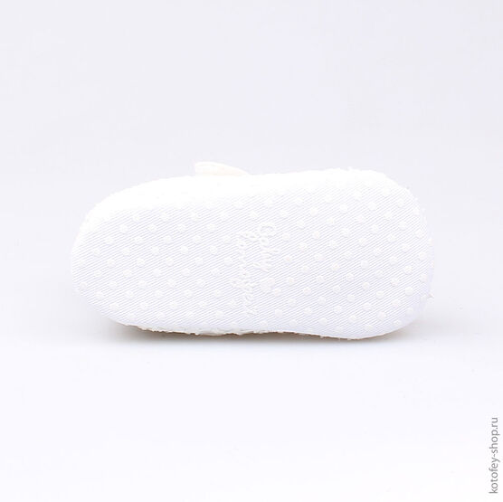 001045-11 Пинетки для девочки белый фото №3