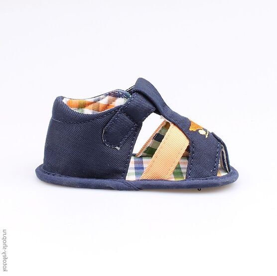 001055-11 Пинетки для мальчики син-ора фото №2