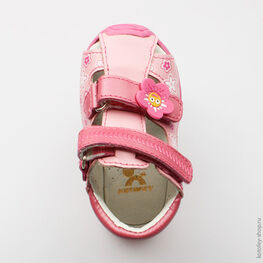 022000-23 Босоножки для девочки роз-фук фото №4